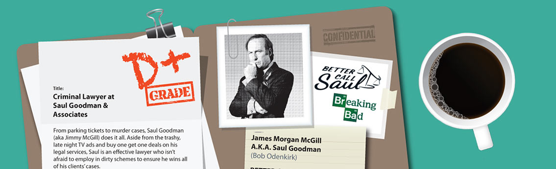 Grading TV Actors as Fictional Attorney infographic