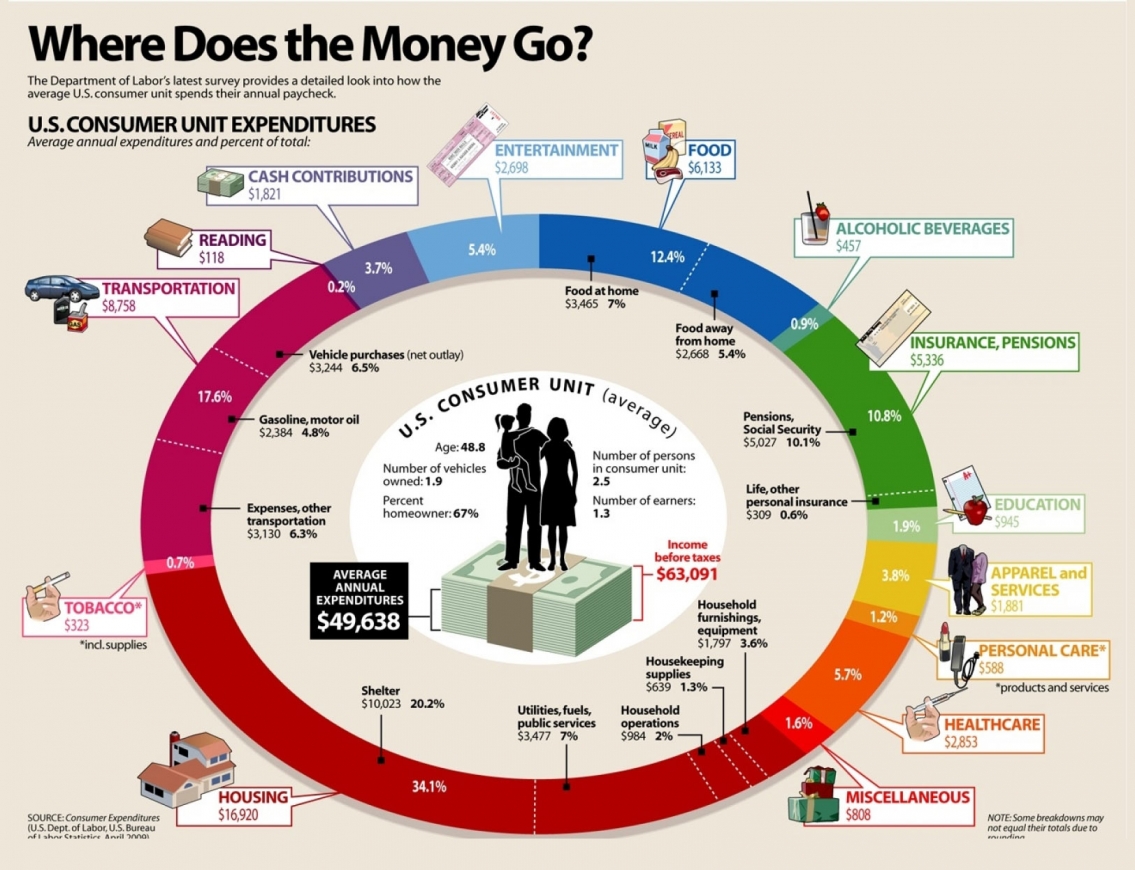 Where Does My Money Go Infographic