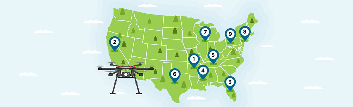 Drone Laws by State Infographic