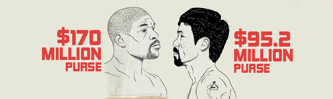 Mayweather vs Pacquiao Boxing Infographic