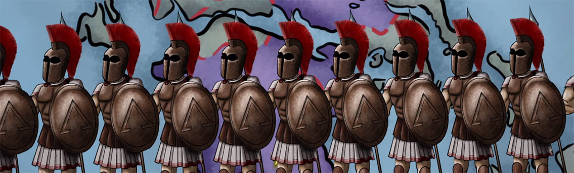 Spartans Fierce Warriors of Ancient Greece Video Infographic