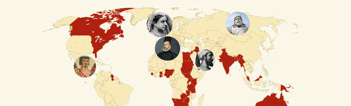 Mapping the Biggest Empires throughout History
