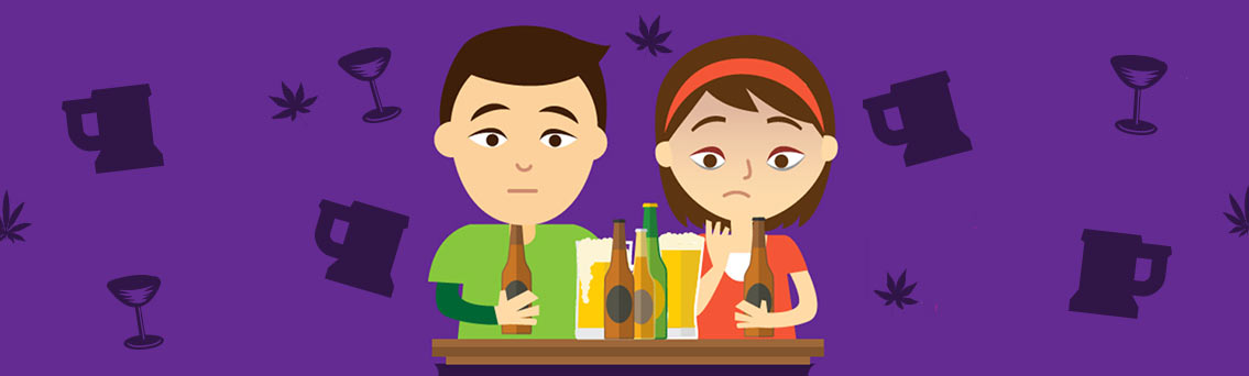 Signs of Alcohol and Drug Abuse for Teens Infographic